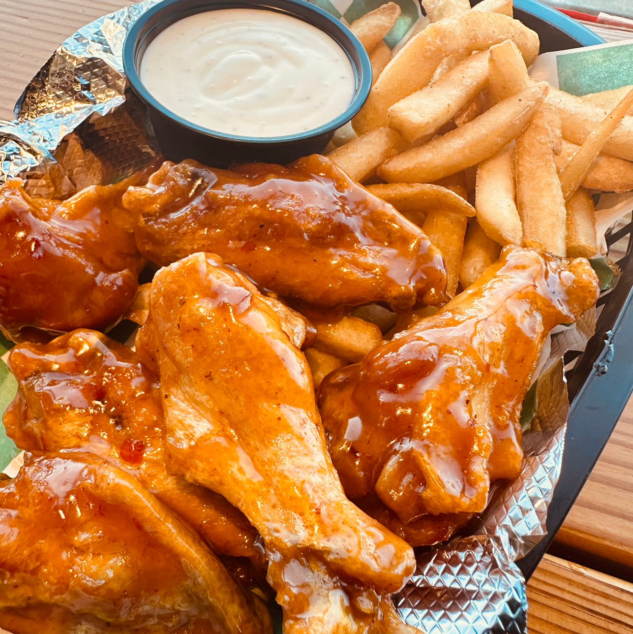 6pc Wings.