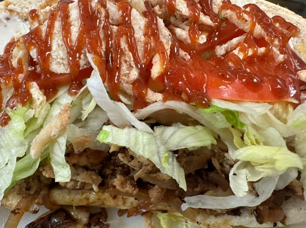 BBQ Chicken Cheesesteak.