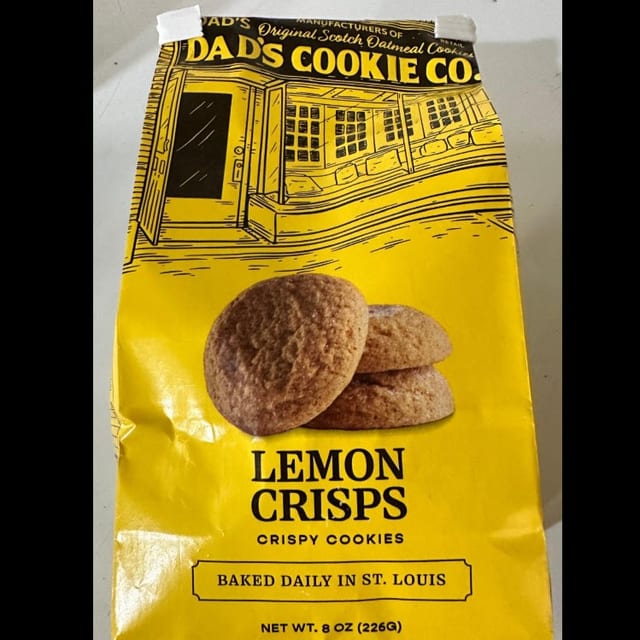 Dad's Lemon Crisp Cookies.