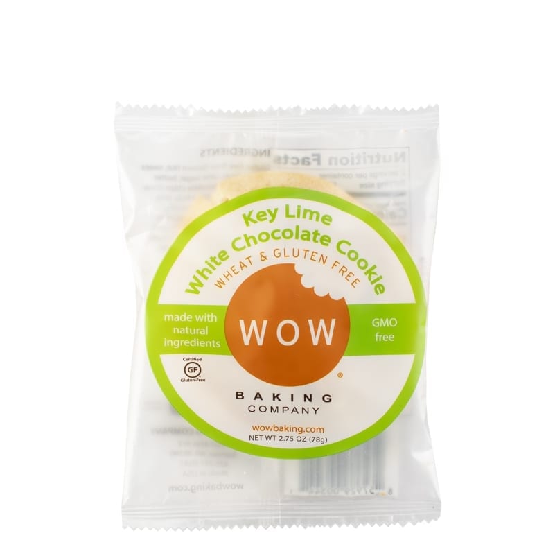 Gluten Free Key Lime White Chocolate Cookie.