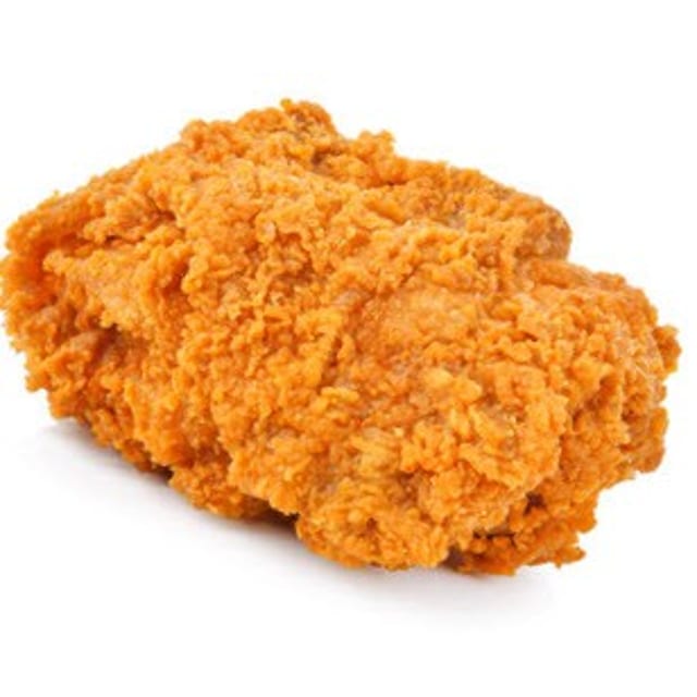Single Fried Chicken Thigh.