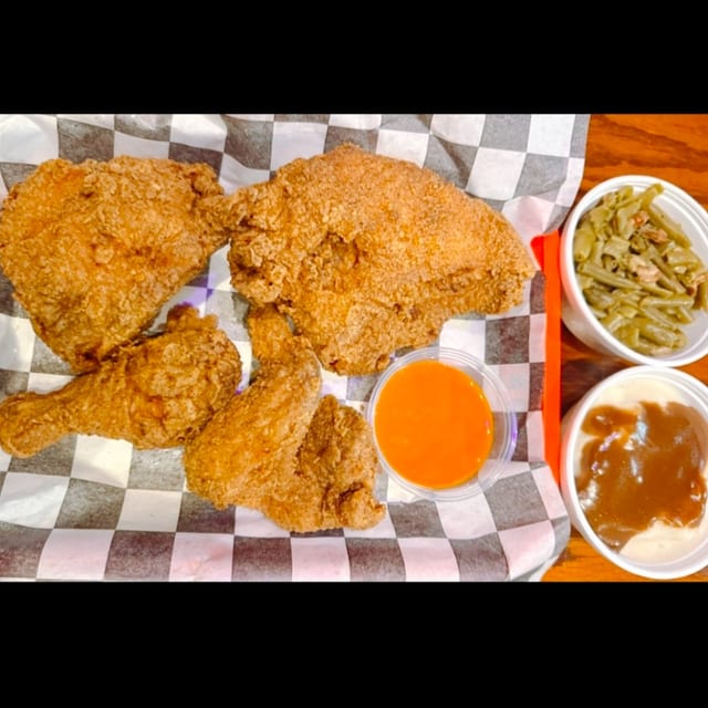1/2 Fried Chicken Dinner.