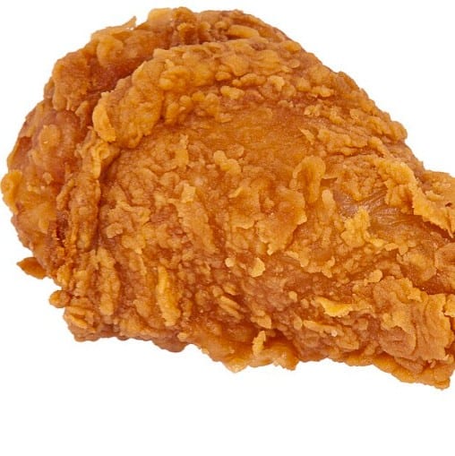 Single Fried Chicken Drumstick.