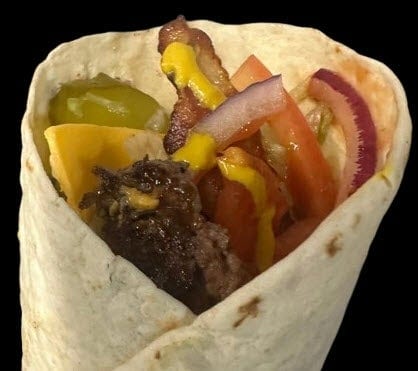 Bacon Cheeseburger Wrap.