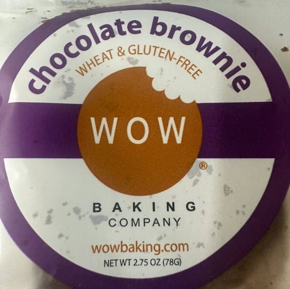 Wheat and Gluten Free Chocolate Brownie.