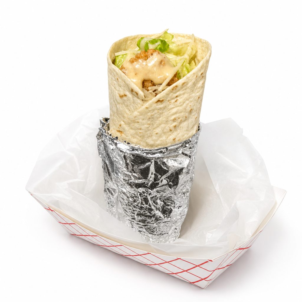 Caesar Crispy Chicken Wrap.