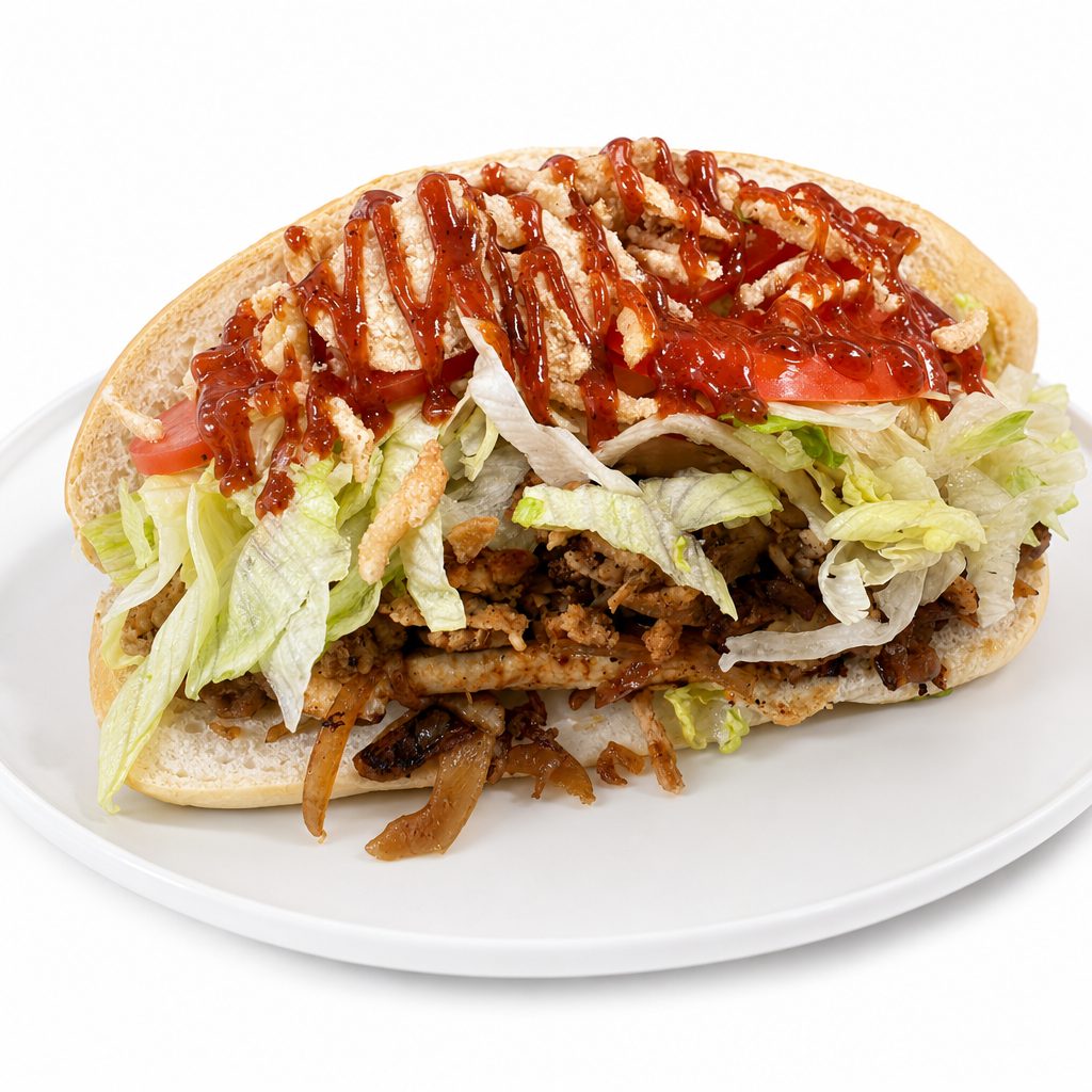 BBQ Chicken Cheesesteak.