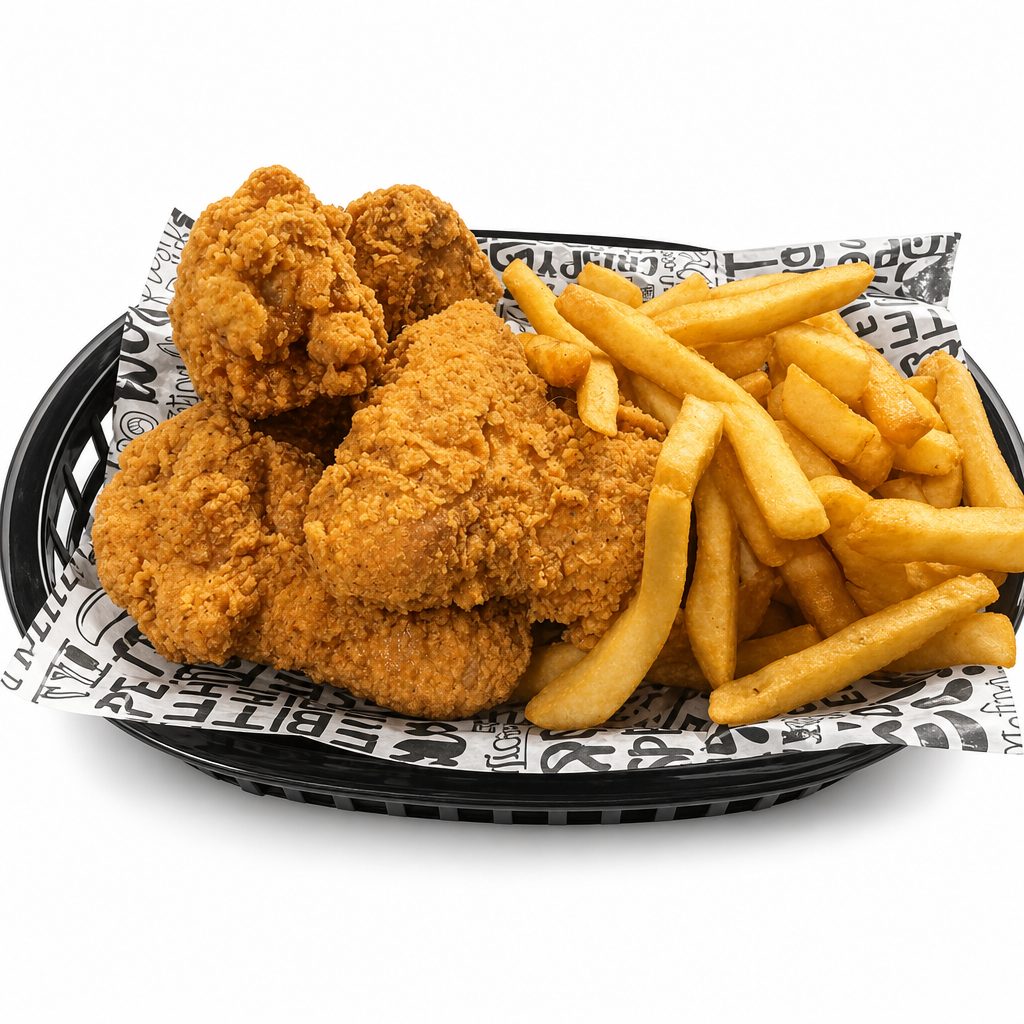 6pc Whole Jumbo Chicken Wings.