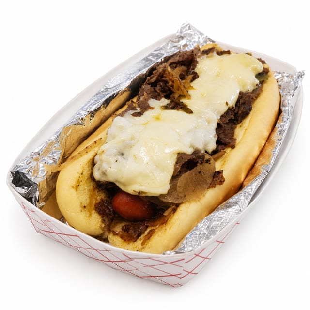 Cheesesteak Dog.