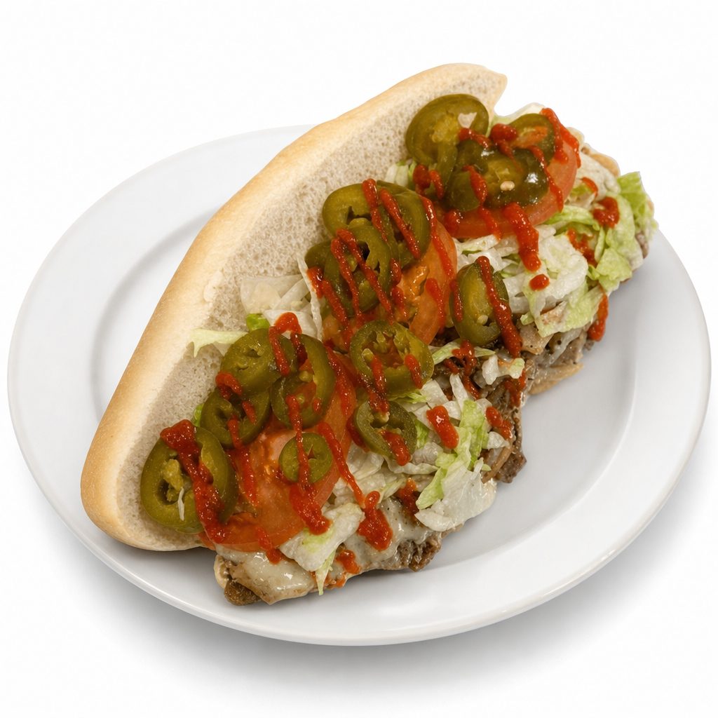 Sriracha Steak Cheesesteak Lunch Special.