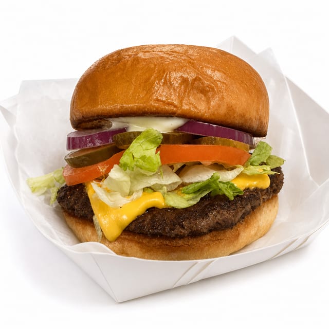 STL Deluxe Burger Lunch Special.