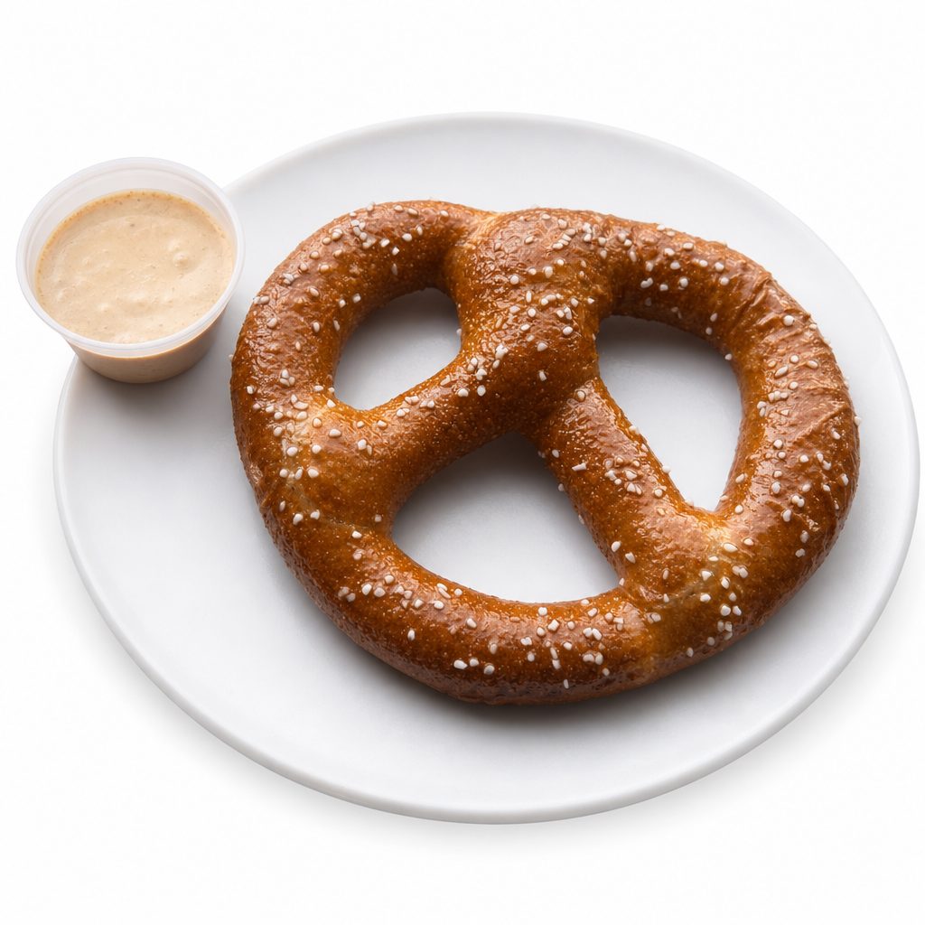 Hot Honey Butter Jumbo Pretzel.