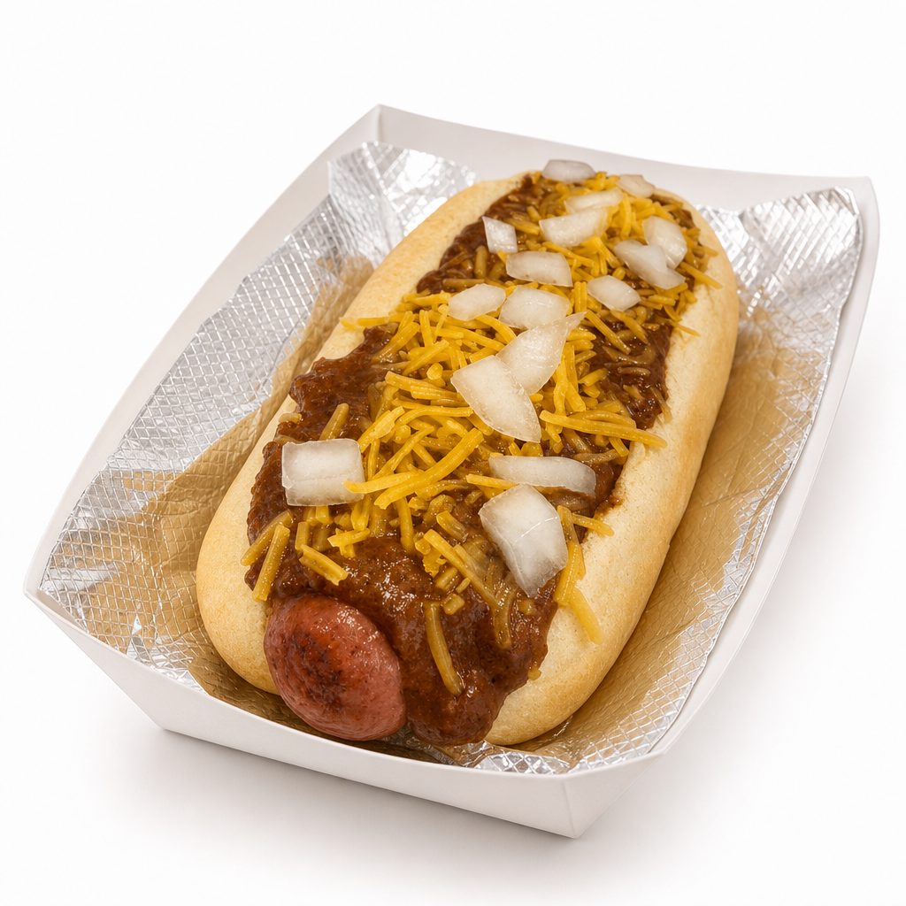 Chili Cheese Dog.