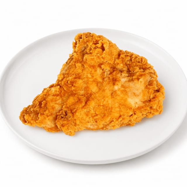 Single Fried Chicken Breast.