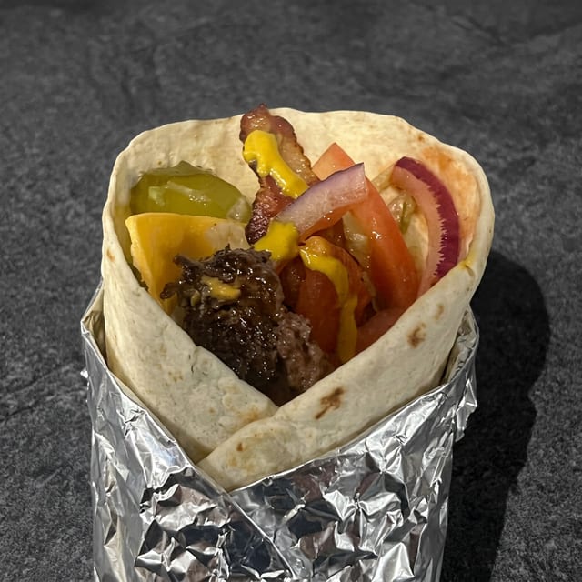 Bacon Cheeseburger Wrap.