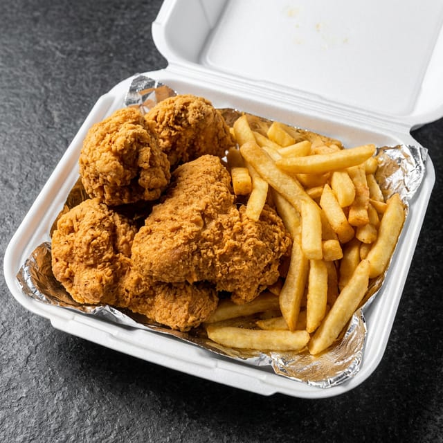 4pc Whole Jumbo Chicken Wings.