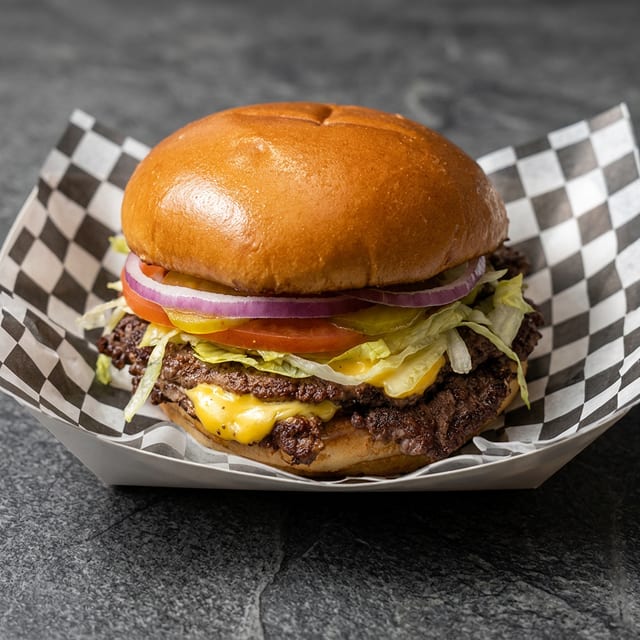 STL Deluxe Smash Burger.
