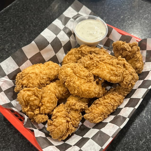 6pc Hand-Breaded Chicken Tenders.