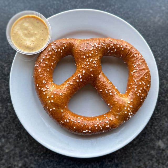 Hot Honey Butter Jumbo Pretzel.